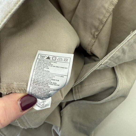 VTG Nike Khaki Tan Baggy Y2K Hip Hop Skater Streetwear Pocket Shorts Mens sz 42 - Picture 6 of 10